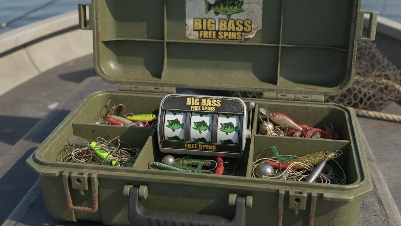 Big Bass Bonanza fisherman on a boat